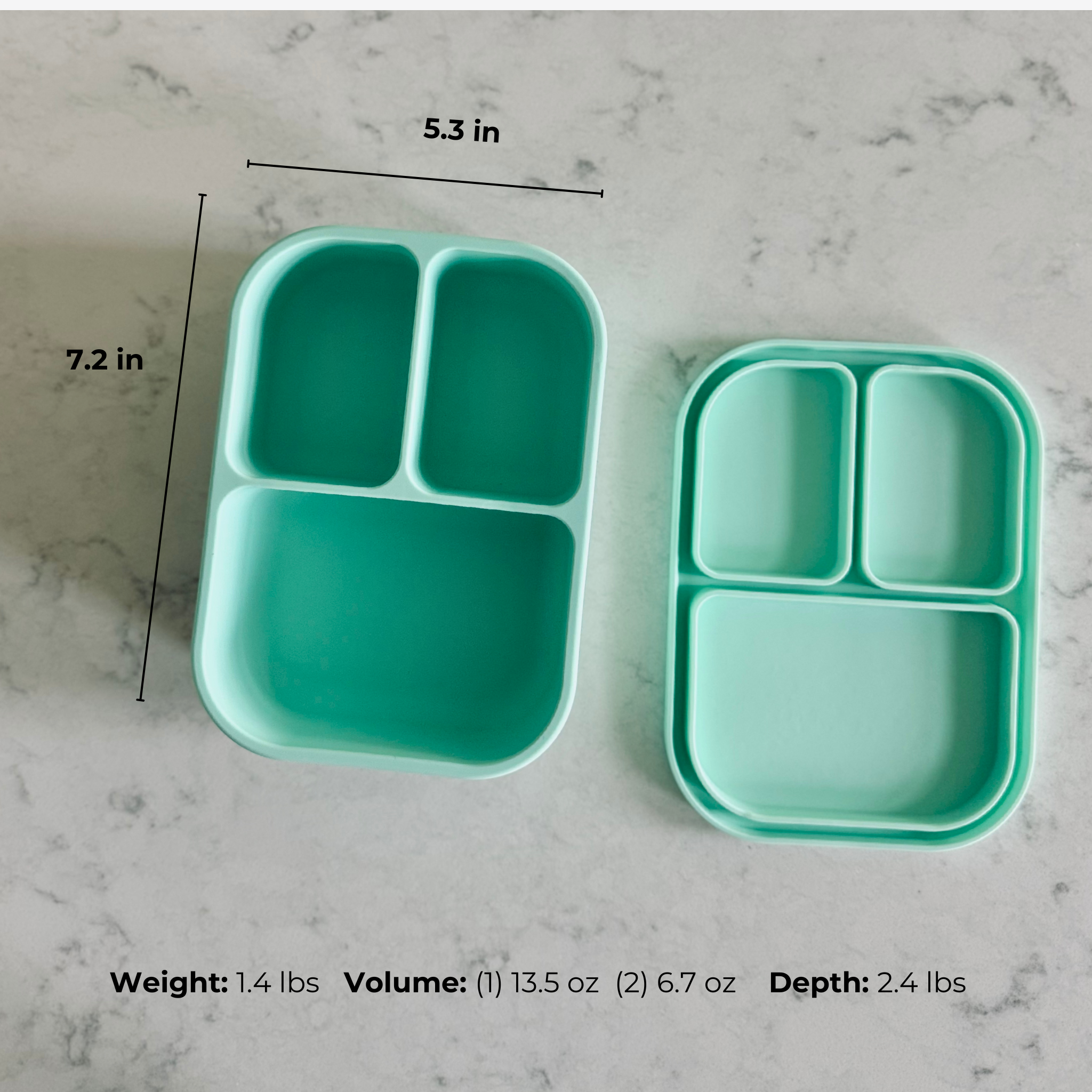 Dreamroo – Marmita/lancheira - Criança por atacado – A Bento Box - Tampa Dividida8