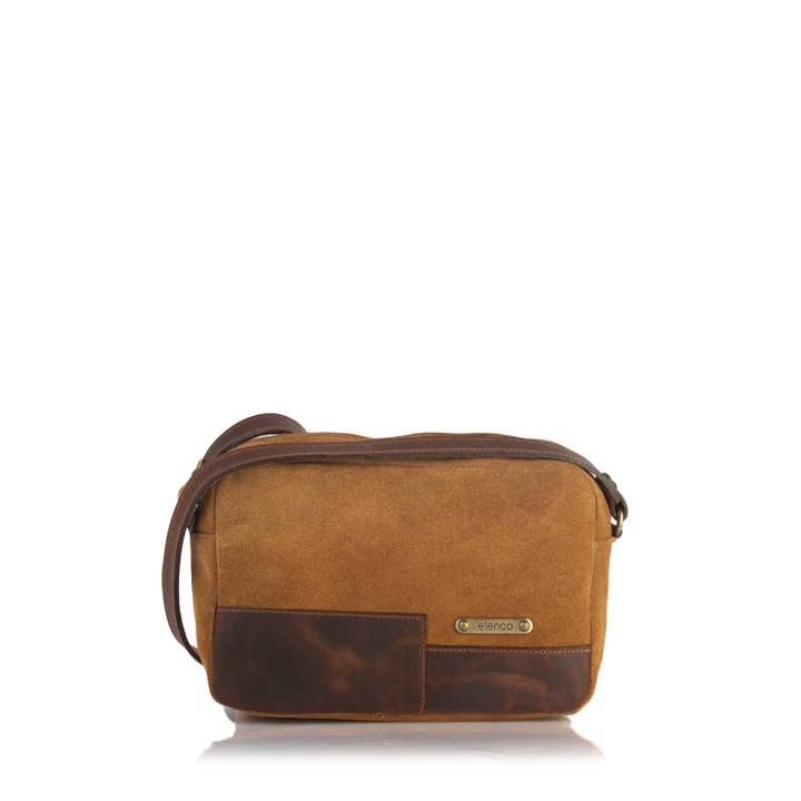 ELENCO – Engroshandel Crossbodytaske - Dame – Lille ruskind crossbody taske