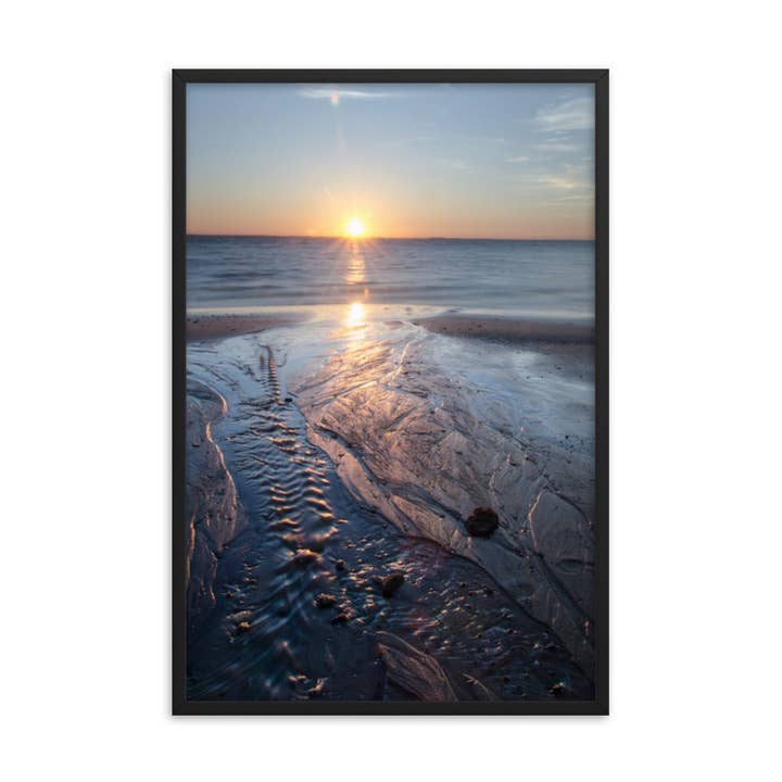 Low Tide Ravine Landscape Framed Photo Paper Wall Art Prints for wholesale by Pipa Wall Art & Home Decor