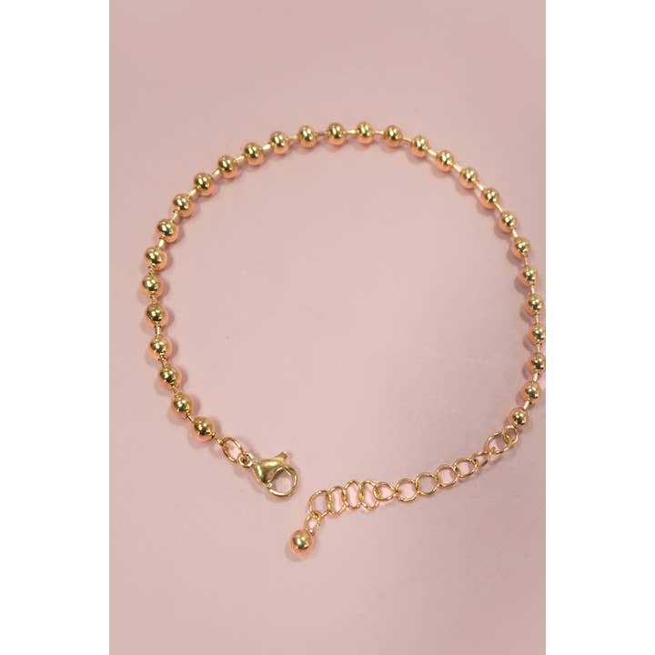 JOSSLYN by wall to wall - Wholesale Link & Chain Bracelet - 18K STAINLESS STEEL BRACELET FOR CHARMS | 40CB123