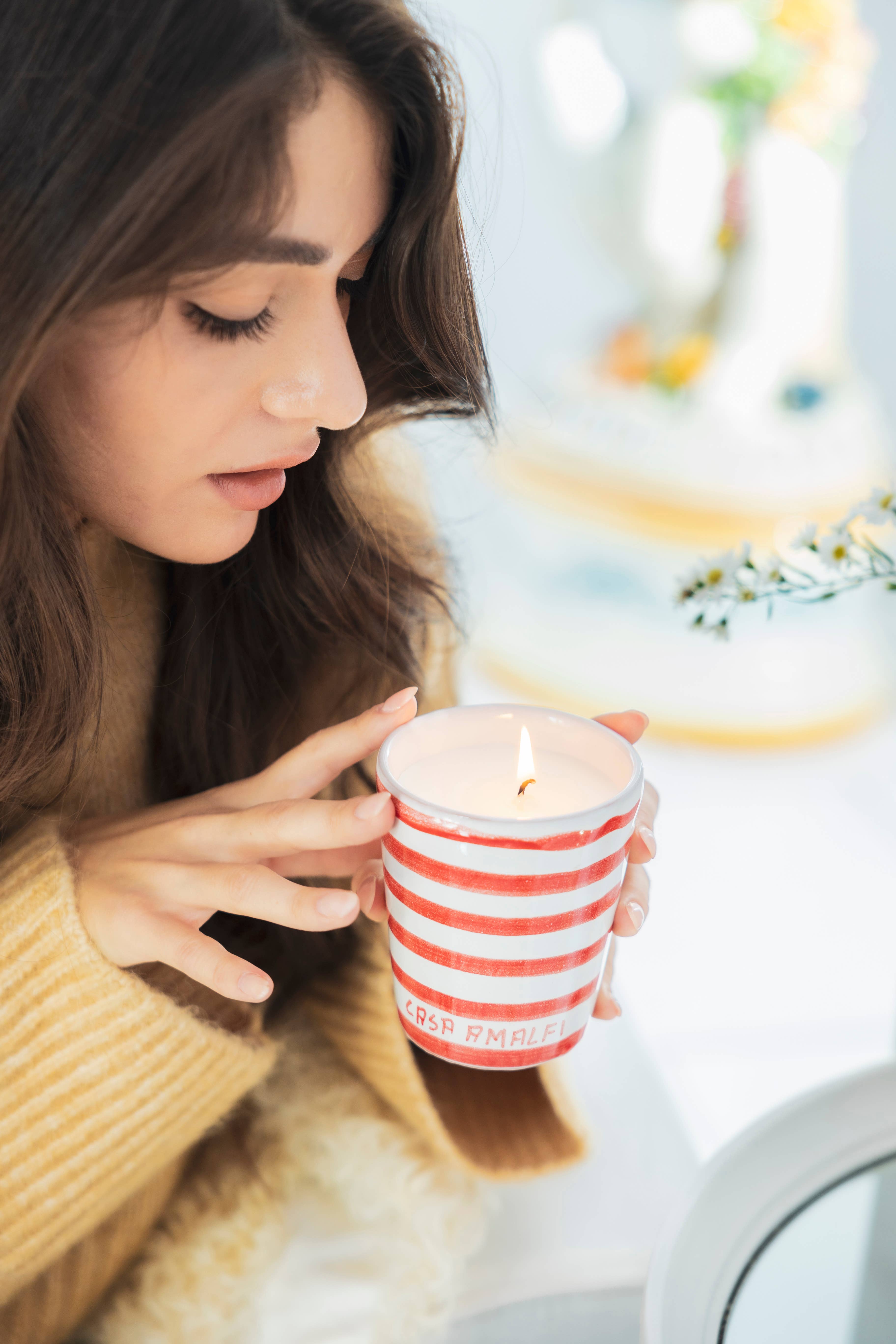 Casa Amalfi – wholesale Burkljus – SUNDAY IN NAPOLI Doftljus med tomatblad och magnolia3