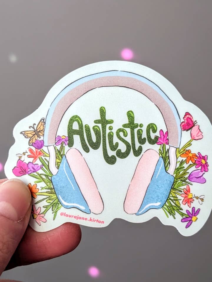 Vinylsticker voor autistische hoofdtelefoons voor wholesale door Laura Jane Kirton