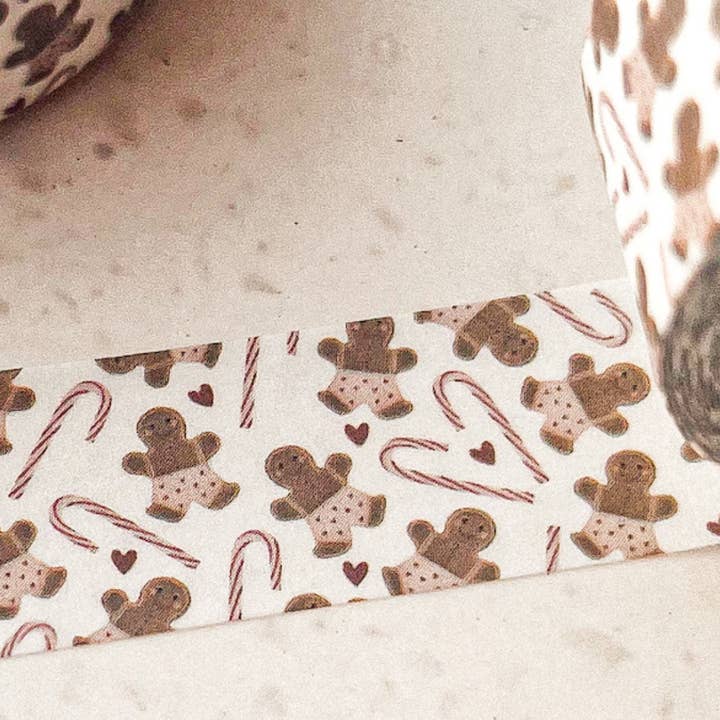 Tilda&Theo - Wholesale Washi Tape - Washi tape gingerbread Christmas - masking tape1