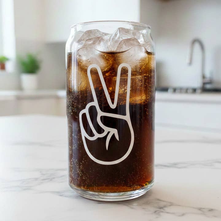 Dåse med tryk "Peace" for engroshandel hos cool people club