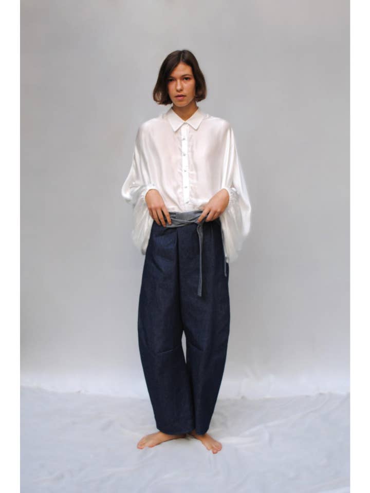 Maria Roch - Wholesale Pants - Women's - Penelope Pant - Blue2
