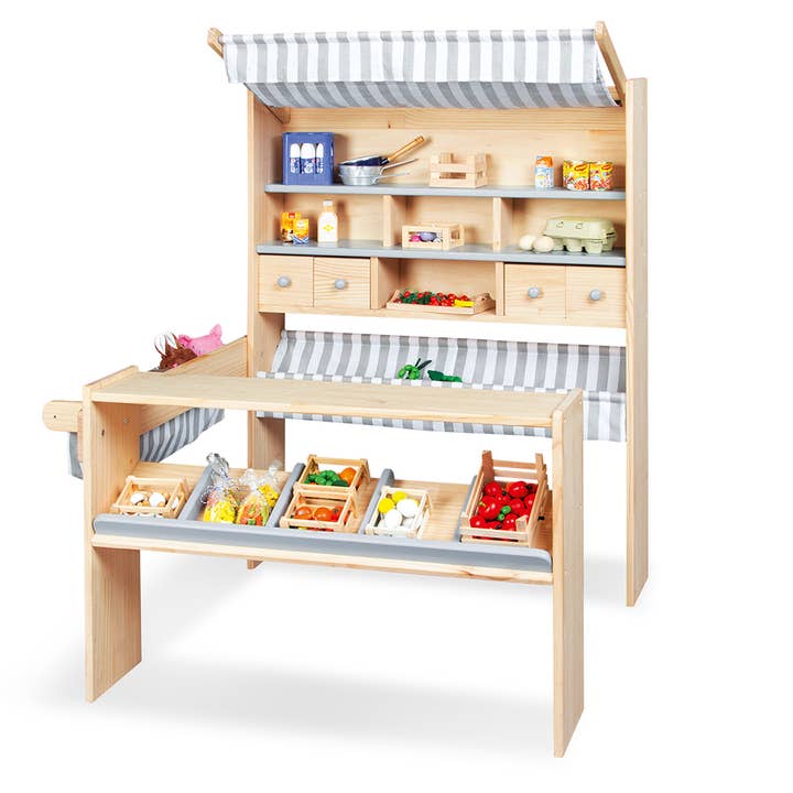 Market stand 'Lucy', grey for wholesale by Pinolino Kinderträume GmbH