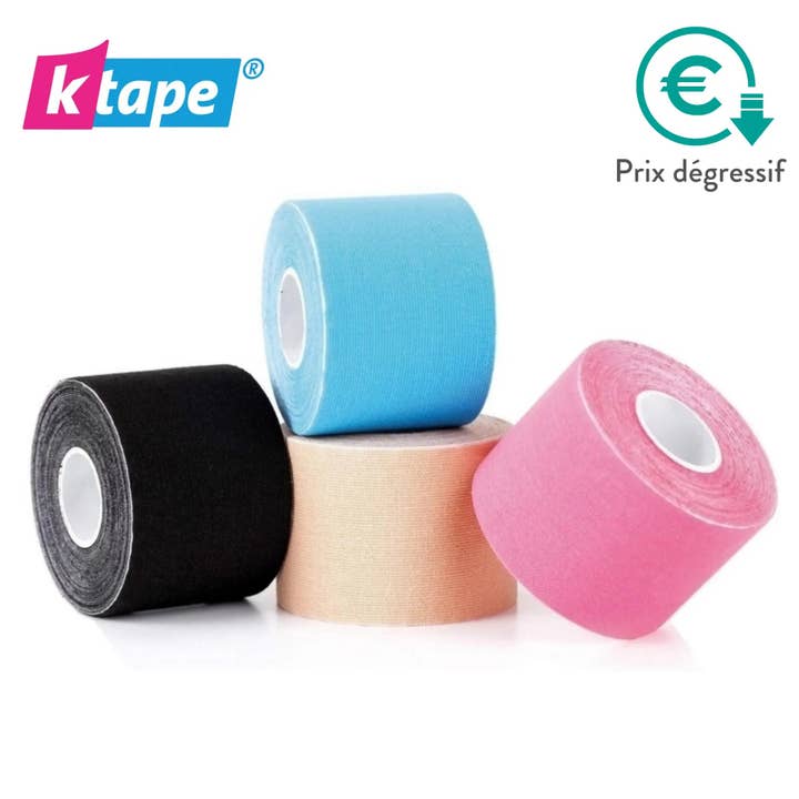 Elastic adhesive tape - 5cm x 5m - 5 colors - K-Tape for wholesale by My Podologie