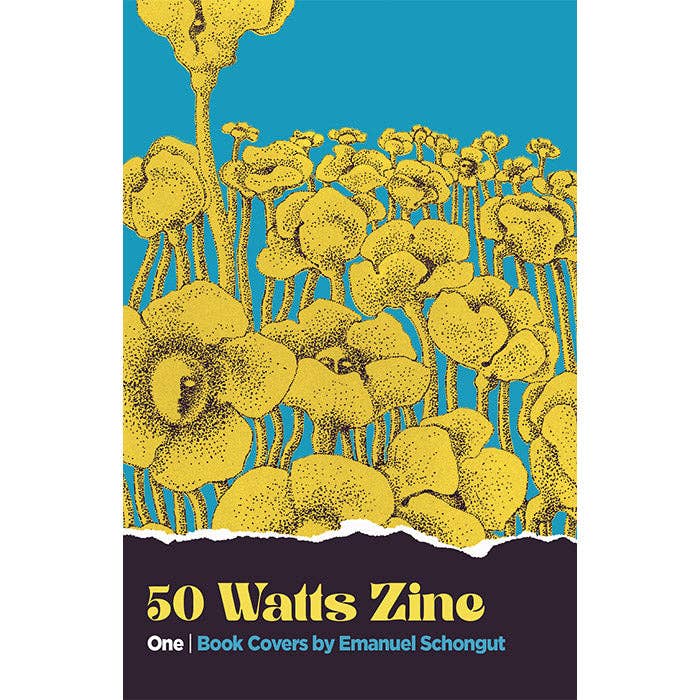 Cubiertas de libros por Emanuel Schongut - Fanzine 50 Watts para venta al por mayor de 50 Watts