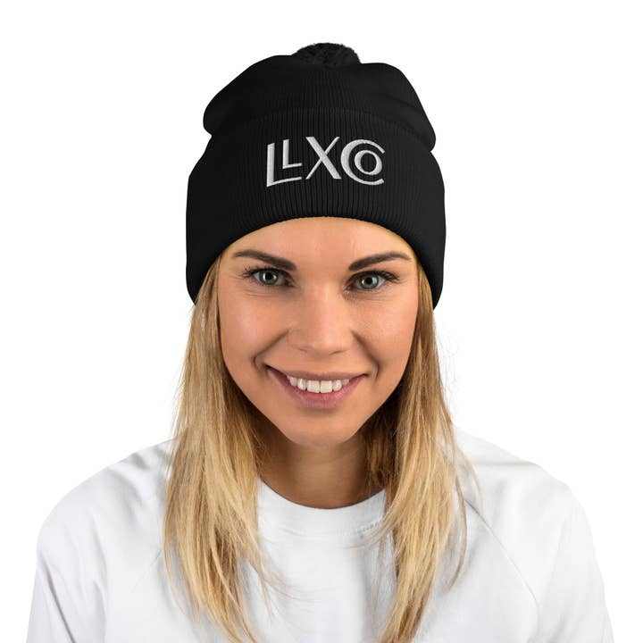 LLXCO™ Classic Pom-Pom Comfy Beanie Hat for wholesale by Lady Liberty & Co.