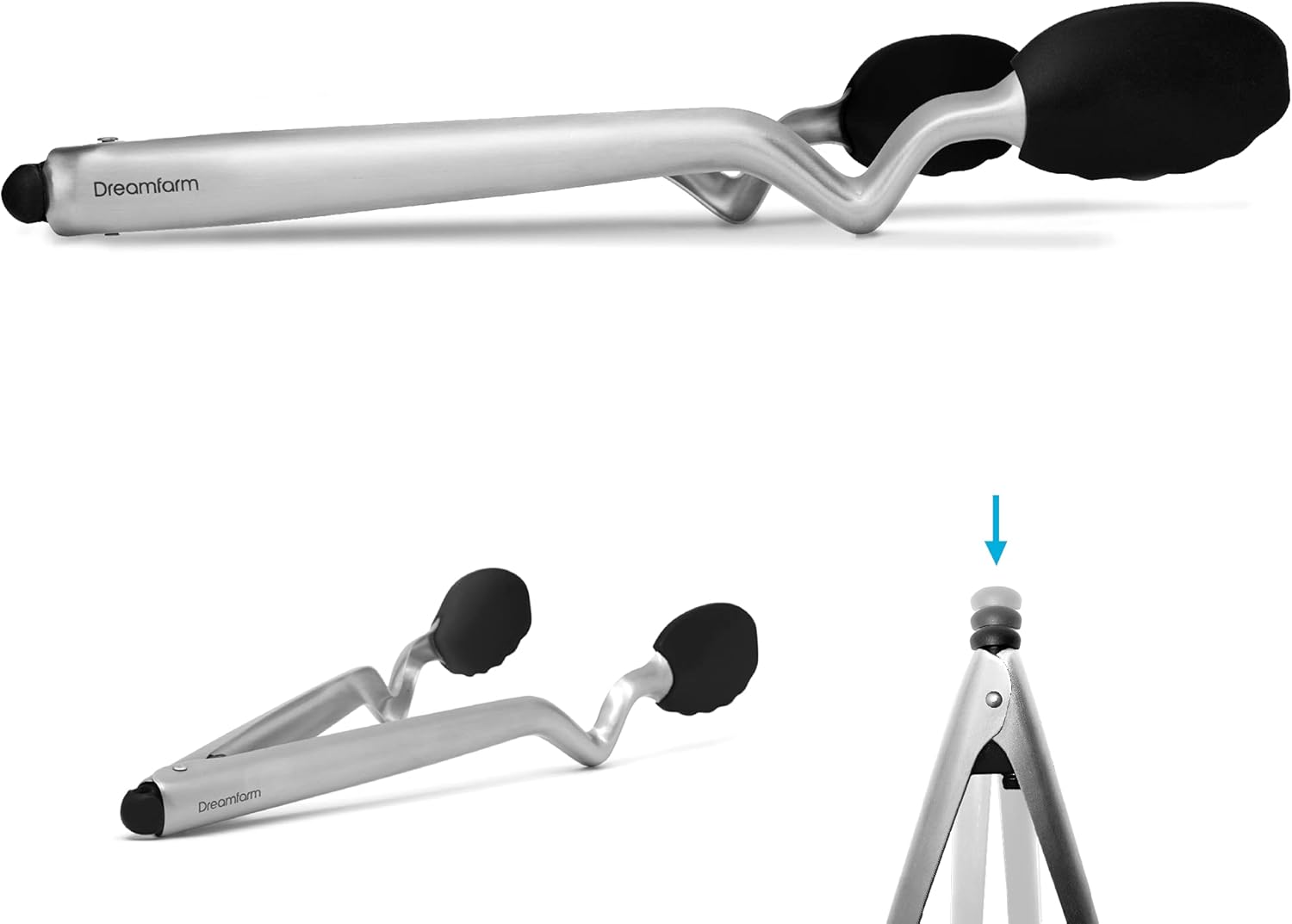 Forma House – wholesale Kitchen tool/gadget – Dreamfarm - Clongs 12" - Black0