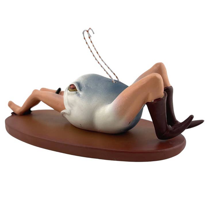 Museum Wholesale Inc - Wholesale Sculpture - Hieronymus Bosch Figurine of Man-Eating Fish Fantasy Statue 7.5L