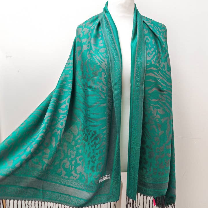 Superbia – wholesale Scarf – Women's – Super Soft Pashmina Scarf Shawl Wrap-2503 Animal Print21