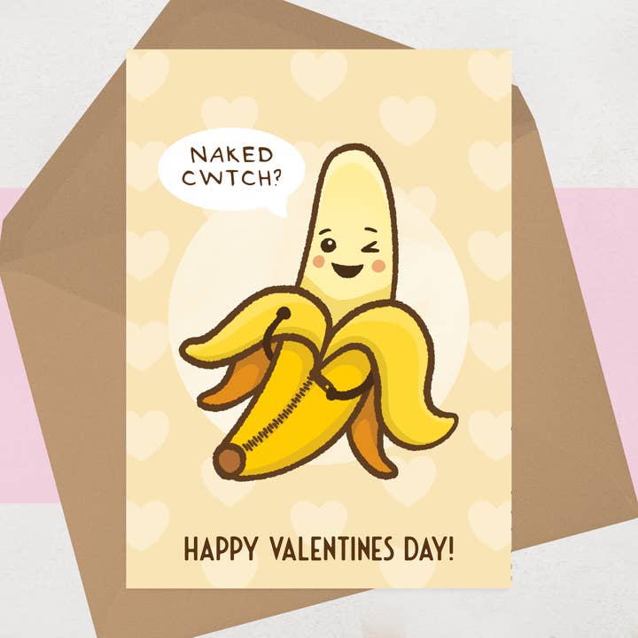OCD Greeting Cards – wholesale Alla hjärtans dag-kort – Fräcka alla hjärtans dagskort, walesiska, Cwtch Alla hjärtans kort