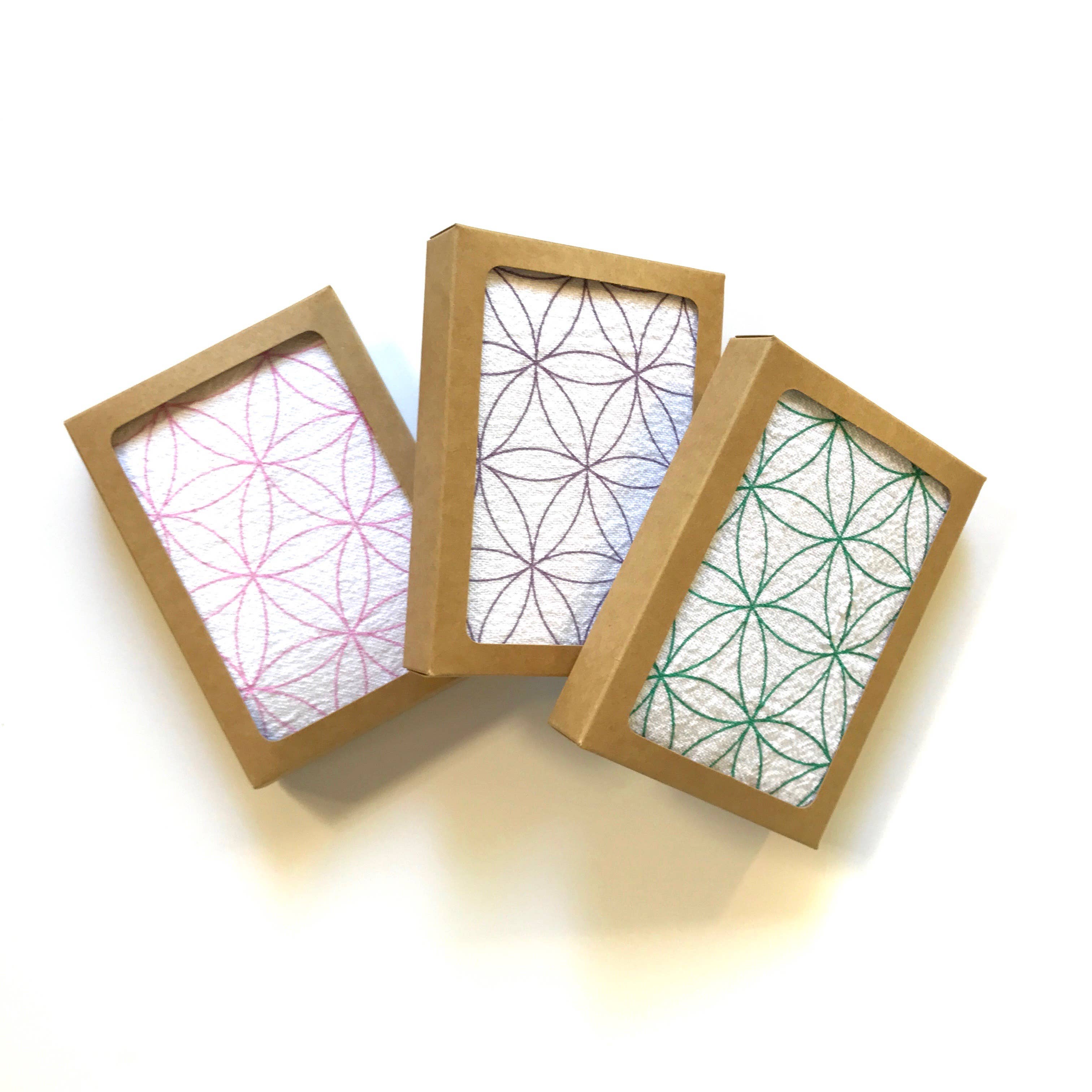 Crystal Grids - Wholesale Crystal Grid - Assortment Sacred Geometry Crystal Grid Cloth Designs0