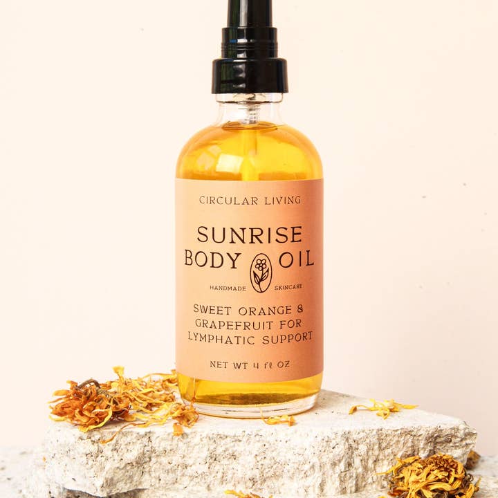 Circular Living - Wholesale Bath/Body Oil - Sunrise Body Oil, Sweet Orange & Grapefruit