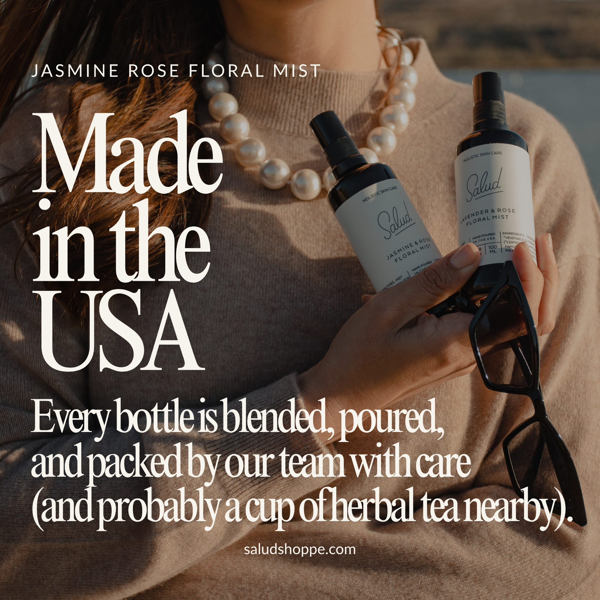 Salud - Wholesale Face & Body Mist/Water - Jasmine and Rose Floral Mist | 3.38 fl oz / 100 ml4