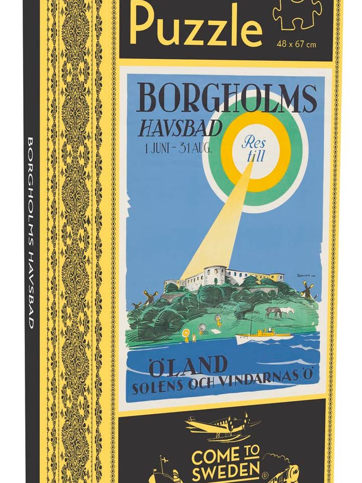 The sea bath in Borgholm, Puzzle for wholesale by Come to Finland