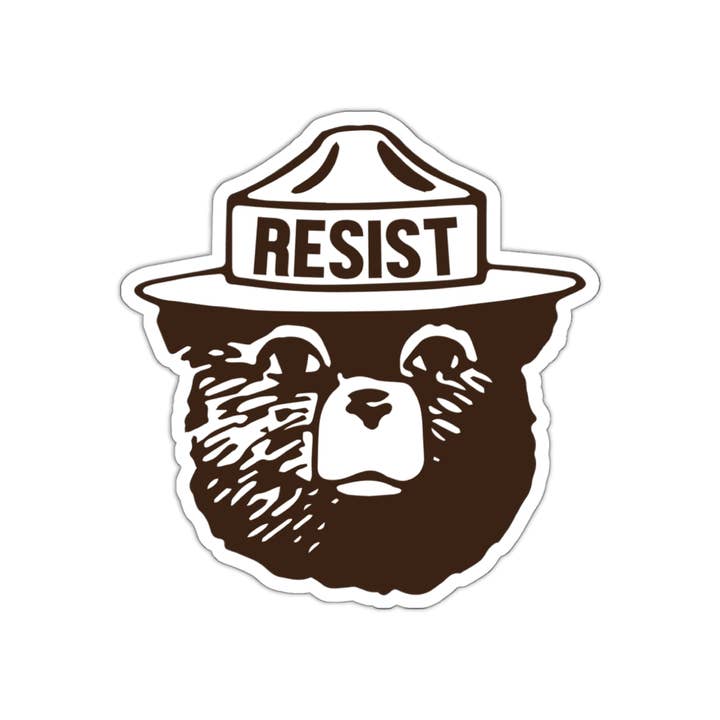 Resist Bear Sticker for wholesale by Resistance Nation