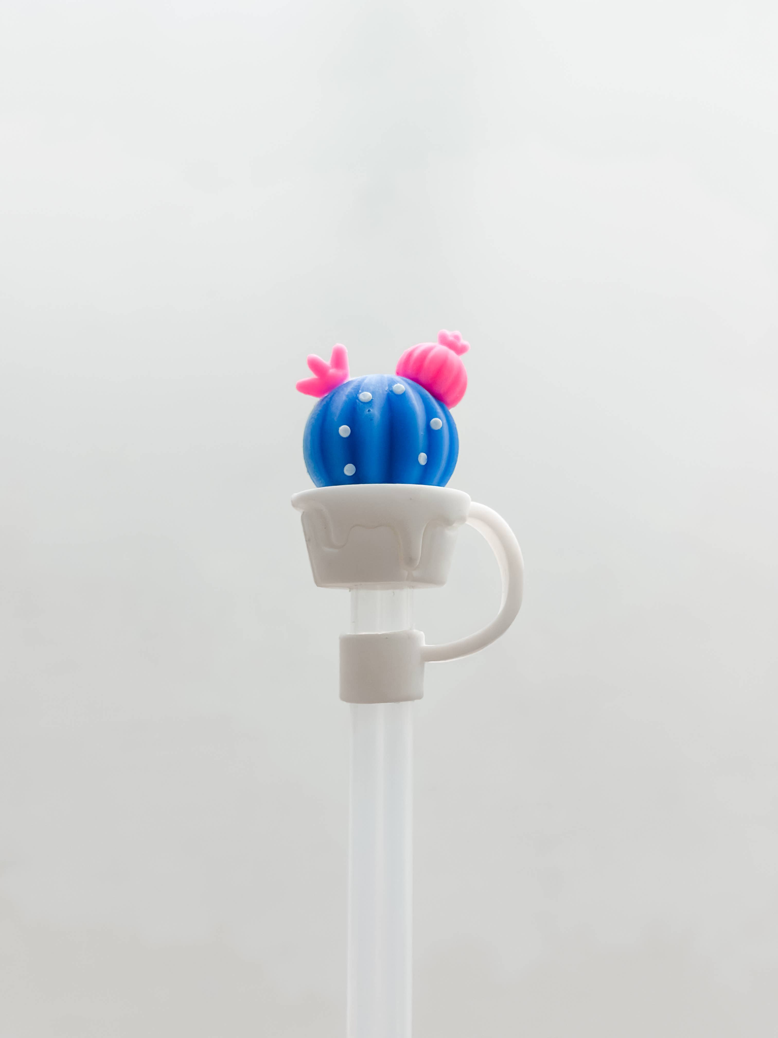 Harris Girls & Co. - Vente Paille - Housse de paille « Blue Cactus »