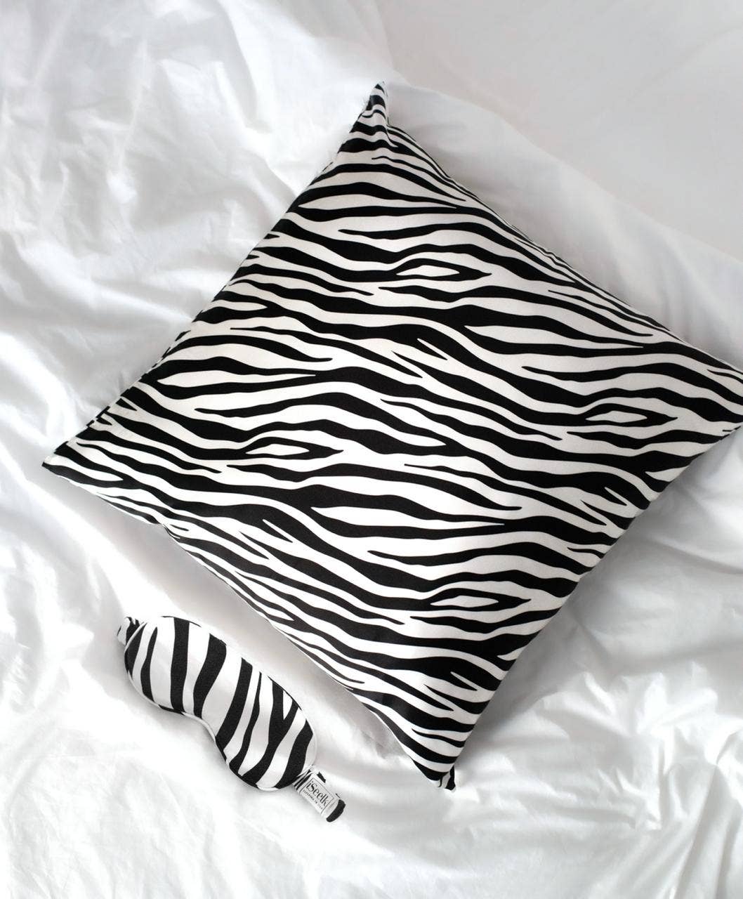 ISeelk - Wholesale Hoofdkussenhoes/met rits - Zebra. zijden kussensloop3