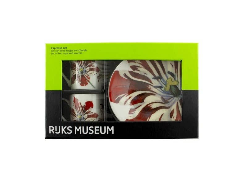 MUSEUM WEBSHOP - Wholesale Coffee Mug - Espresso Set (2 Cups), Tulip Marrel, Rijksmuseum1