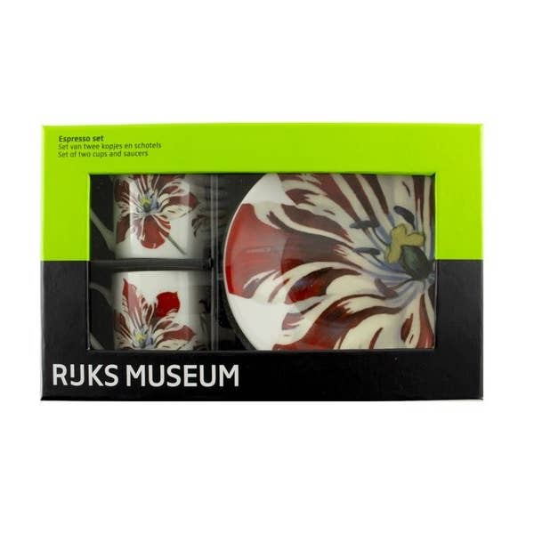 MUSEUM WEBSHOP - Wholesale Coffee Mug - Espresso Set (2 Cups), Tulip Marrel, Rijksmuseum1