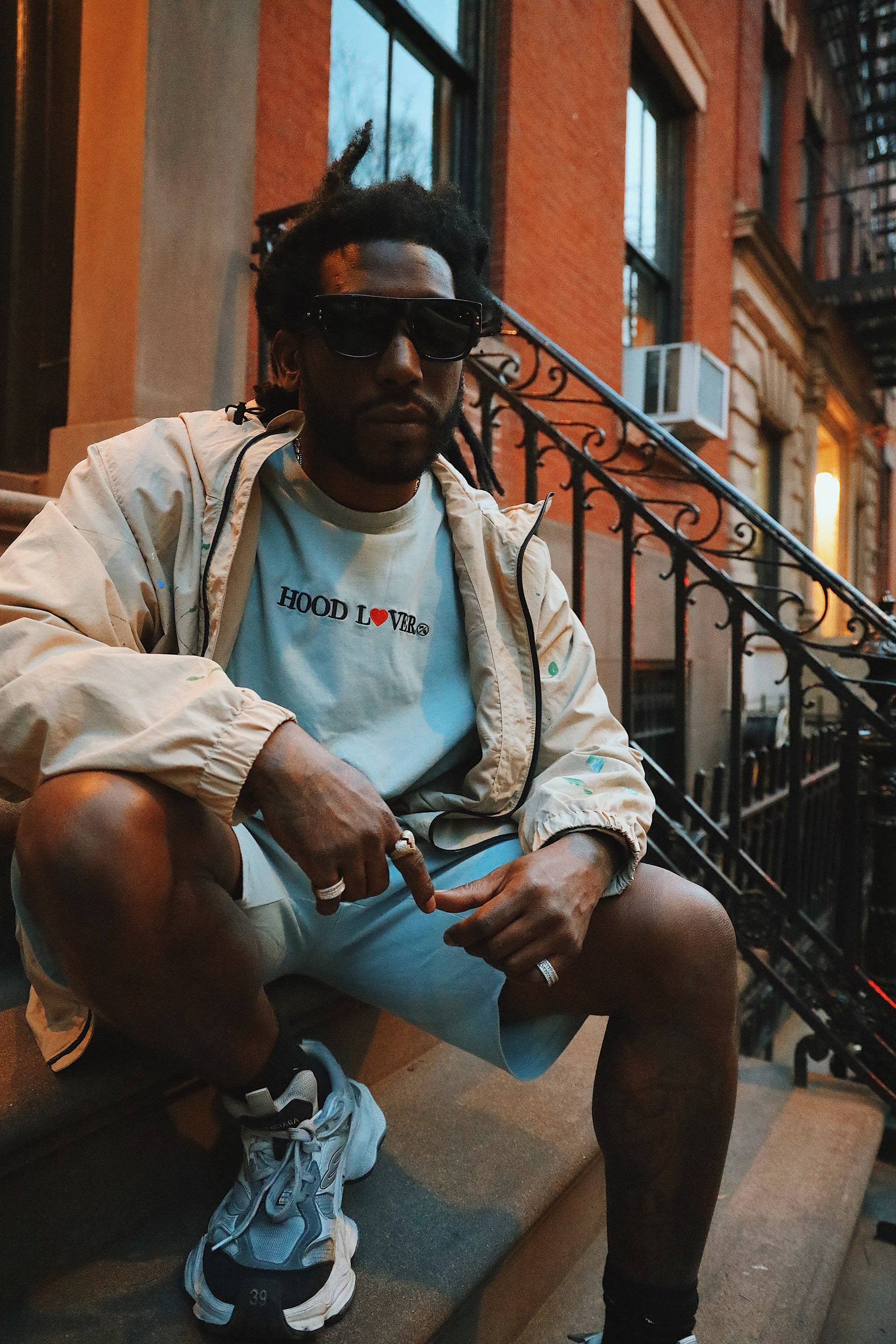 Hood Lover (Vintage Denim - Shorts) for wholesale on Faire14