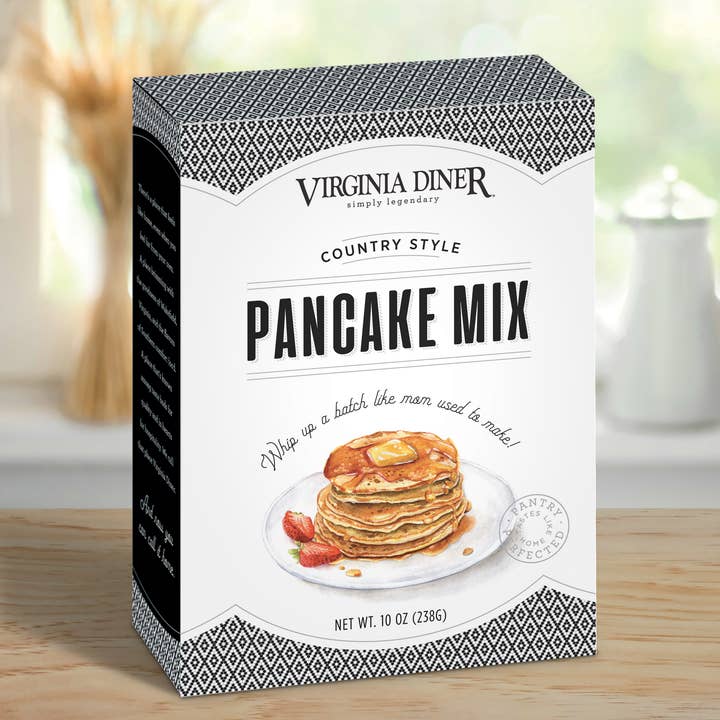 Virginia Diner, Inc. - Wholesale Pancake Mix - Country-Style Pancake Mix 10 oz.
