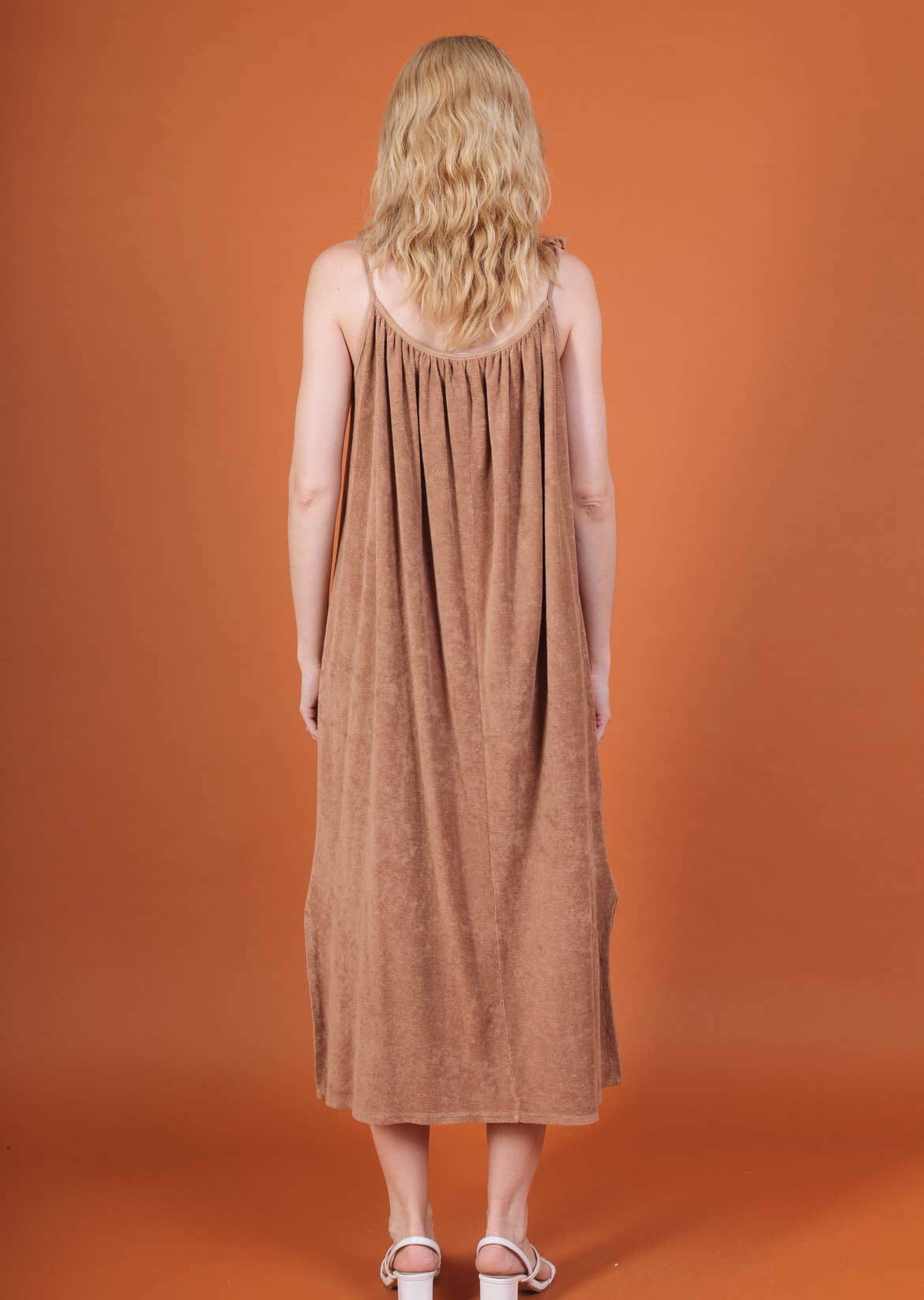 Nota bene - Wholesale Dress - Women's - Strappy Terry Dress – 100% Cotton Art 741210