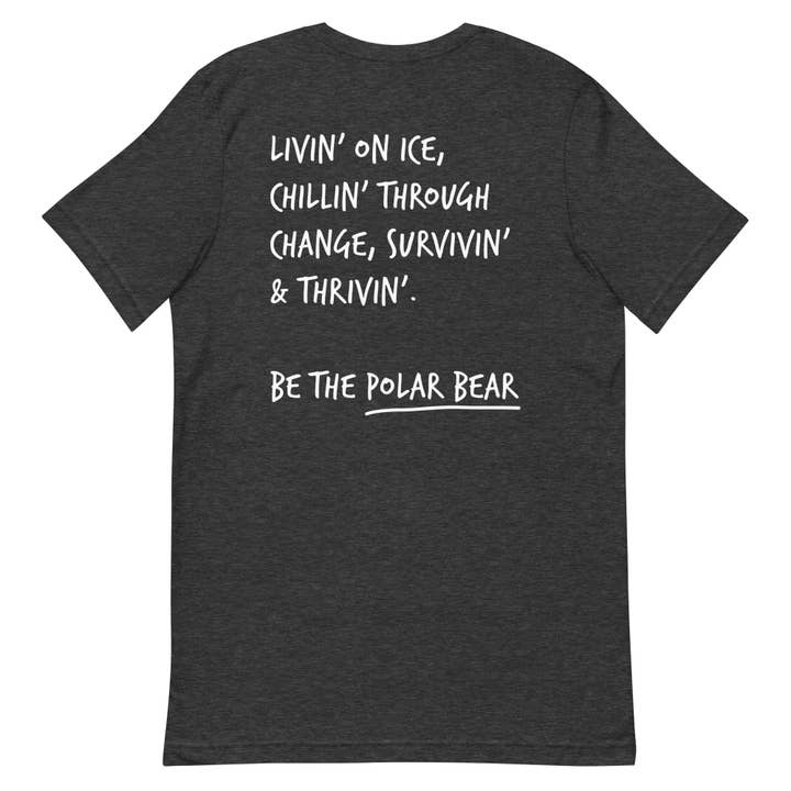 Think Ocean Polar Bear Aspirations Cotton Embroidered T-Shirt for wholesale by ANCHOR & CREW