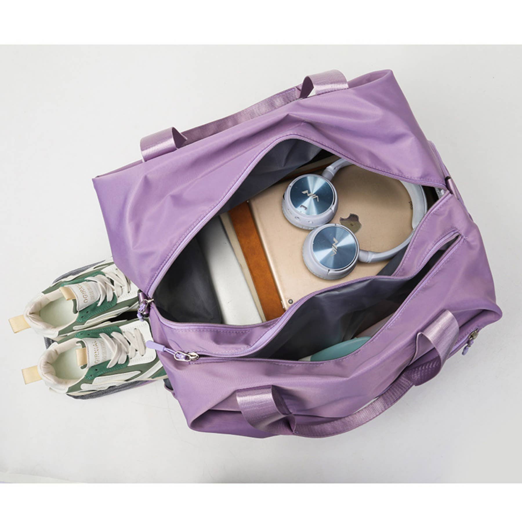 wandf - Vente Sac de voyage – femme - Sac de sport de voyage et de fitness - Séparation étanche pour le mouillé et le sec11