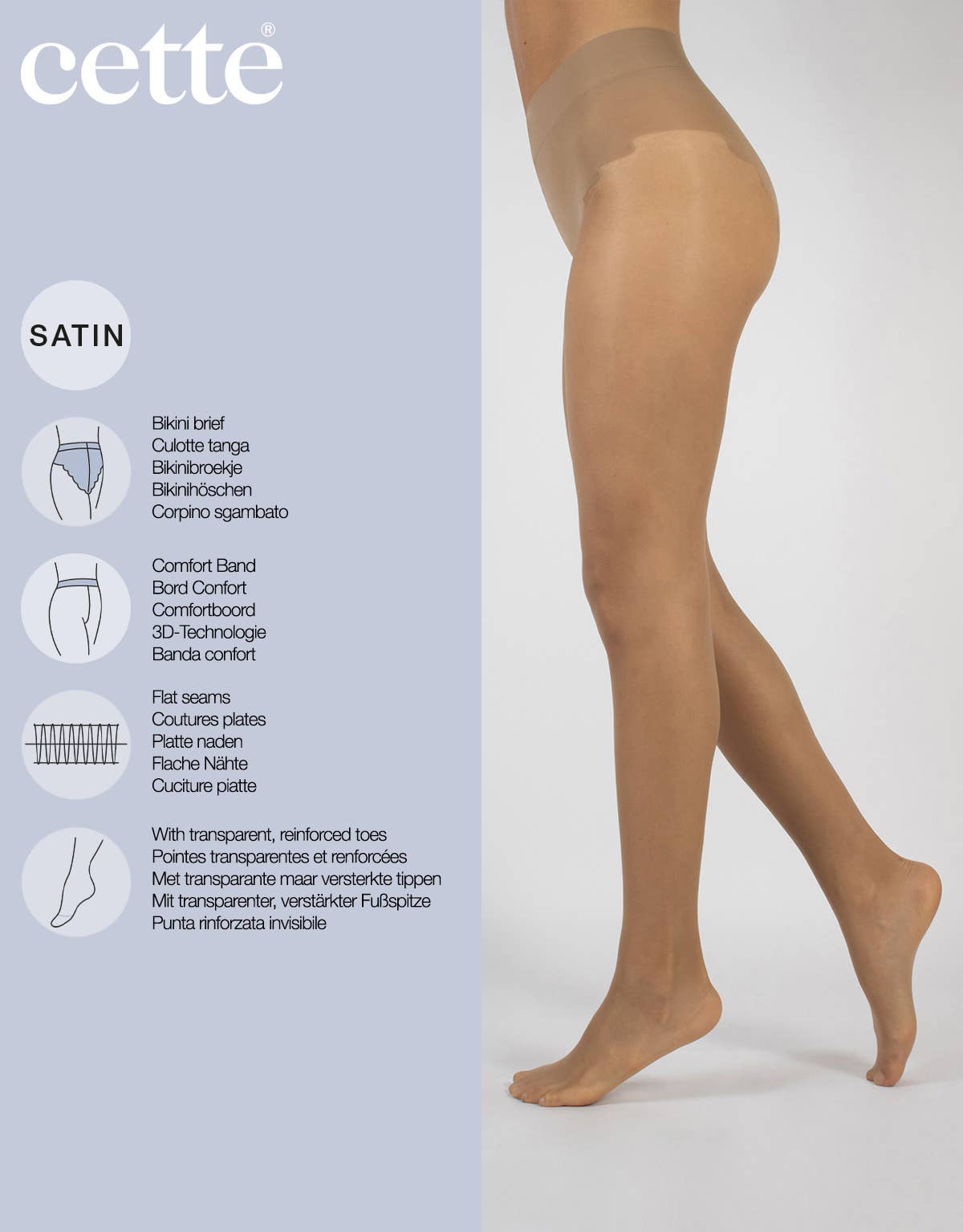 Cette – wholesale Tights - Dam – Genomskinliga strumpbyxor 20 DEN, Bari24