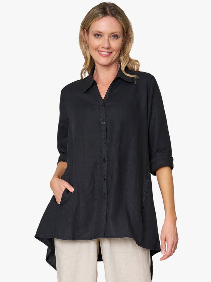 Stella Carakasi - Wholesale Button Down Shirt - Women's - True Form Shirt (*)21