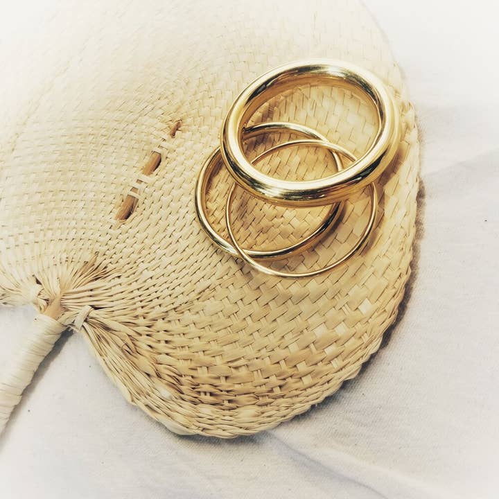 Bisjoux - Wholesale Jewelry Set - Brass simple Simplicity Bangle bracelet Set