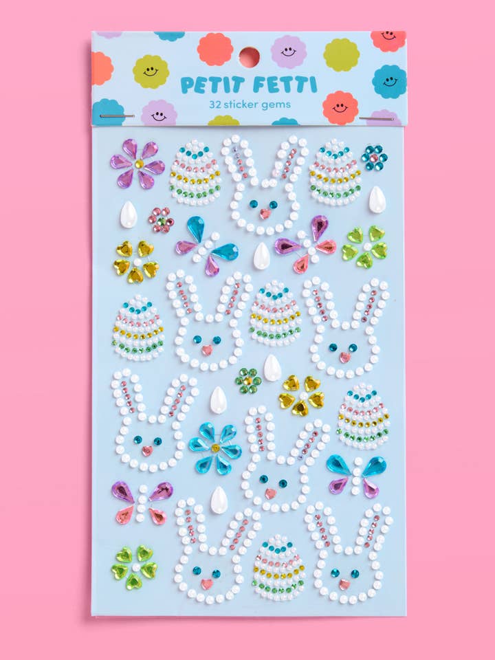 Kids Easter Gem Set | pastel, gems, spring, bunny for wholesale by Petit Fetti