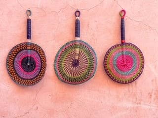 NOMAD BY LIV - Wholesale Wall Accent - Bolga FAN, Handmade3