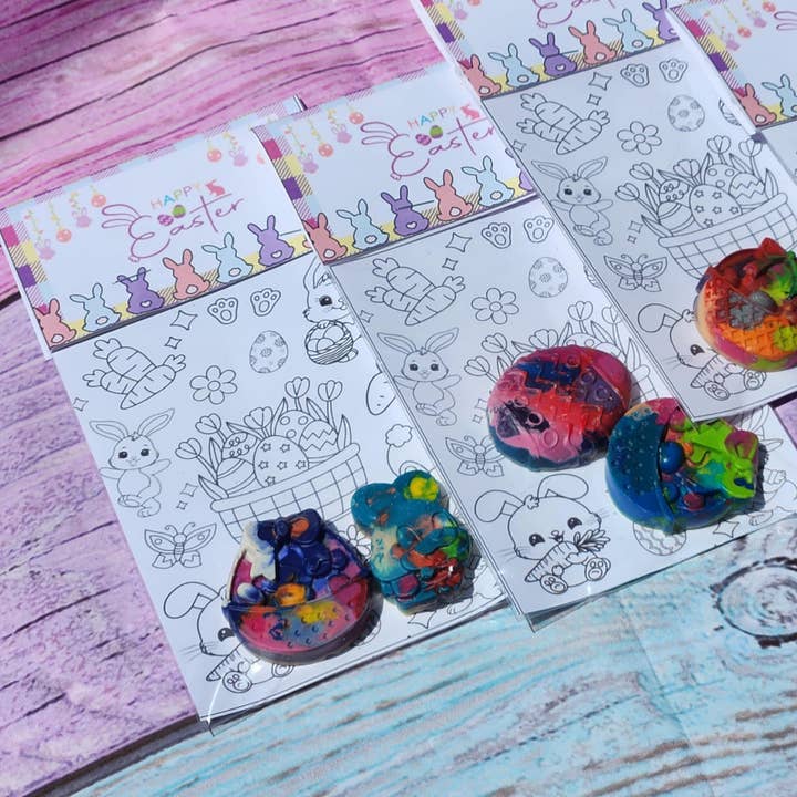 Snazzy Crayons - Wholesale Party gift - Easter Crayon Coloring Kit – Non-Toxic Crayons & Easter 2