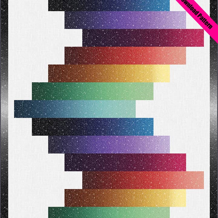 The Whimsical Workshop - Wholesale Quilt - Galactic Bars Quilt Pattern