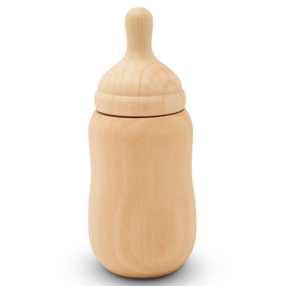 Woodpeckers Crafts - Vente Accessoire de poupée – enfant - Poupée en bois de 4" Bouteille3