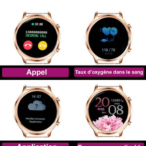 Gabriel Rivaz - Wholesale Wrist Watch - Women's - Mademoiselle smartwatch2