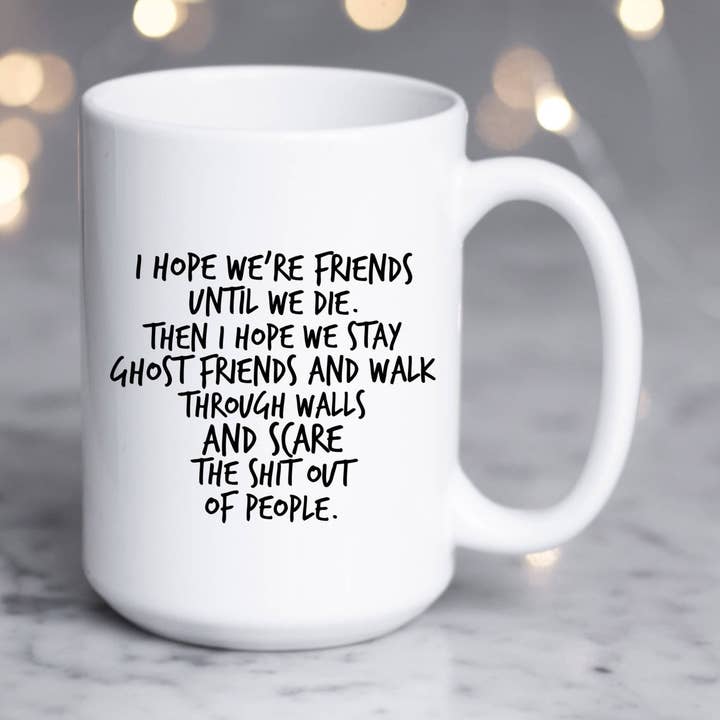 Tasses à café Ghost Friends- V1 15 oz pour la vente par SheMugs