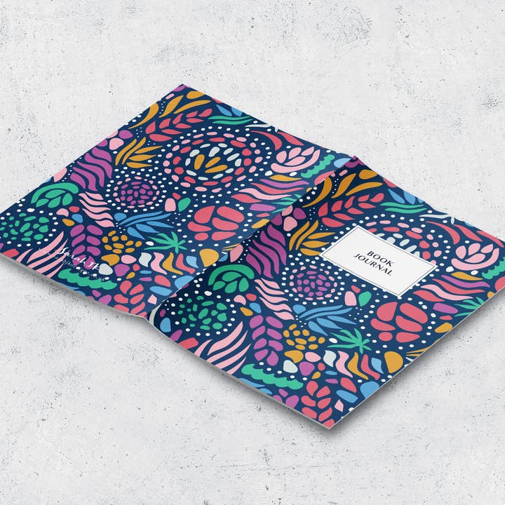 Sarah JK Designs – wholesale Notebook – Book review notebook | Botanical Dreams | Reading journal2