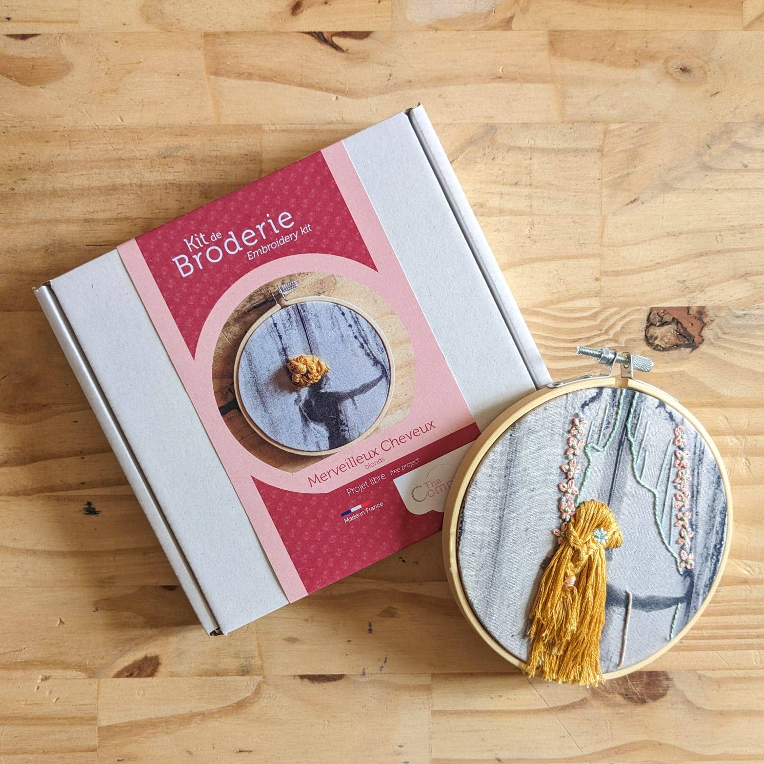 TheComptoir - Vente Accessoire de broderie/point de croix - kit de broderie - Cheveux Blonds0