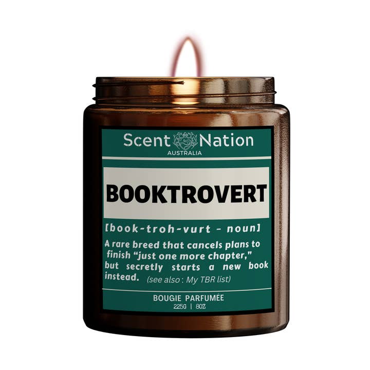 Scent Nation Australia - Wholesale Jar/Filled Candle - Bookish Candles - Booktrovert0