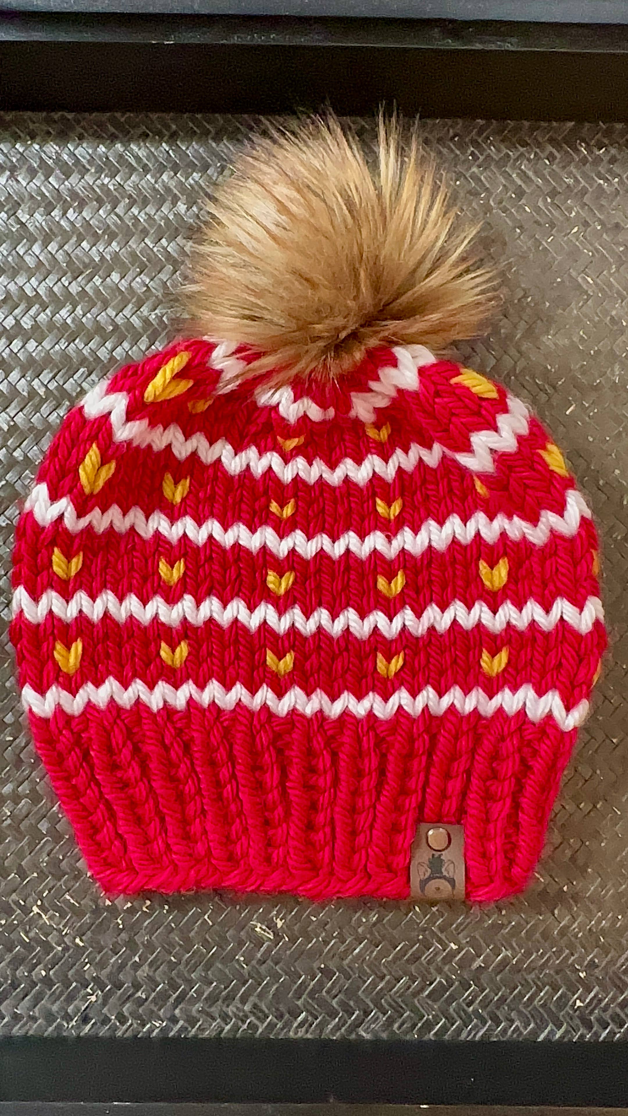 Cozy Knots & Paws - Wholesale Beanie - Women's - Kansas City Chiefs Beanie1