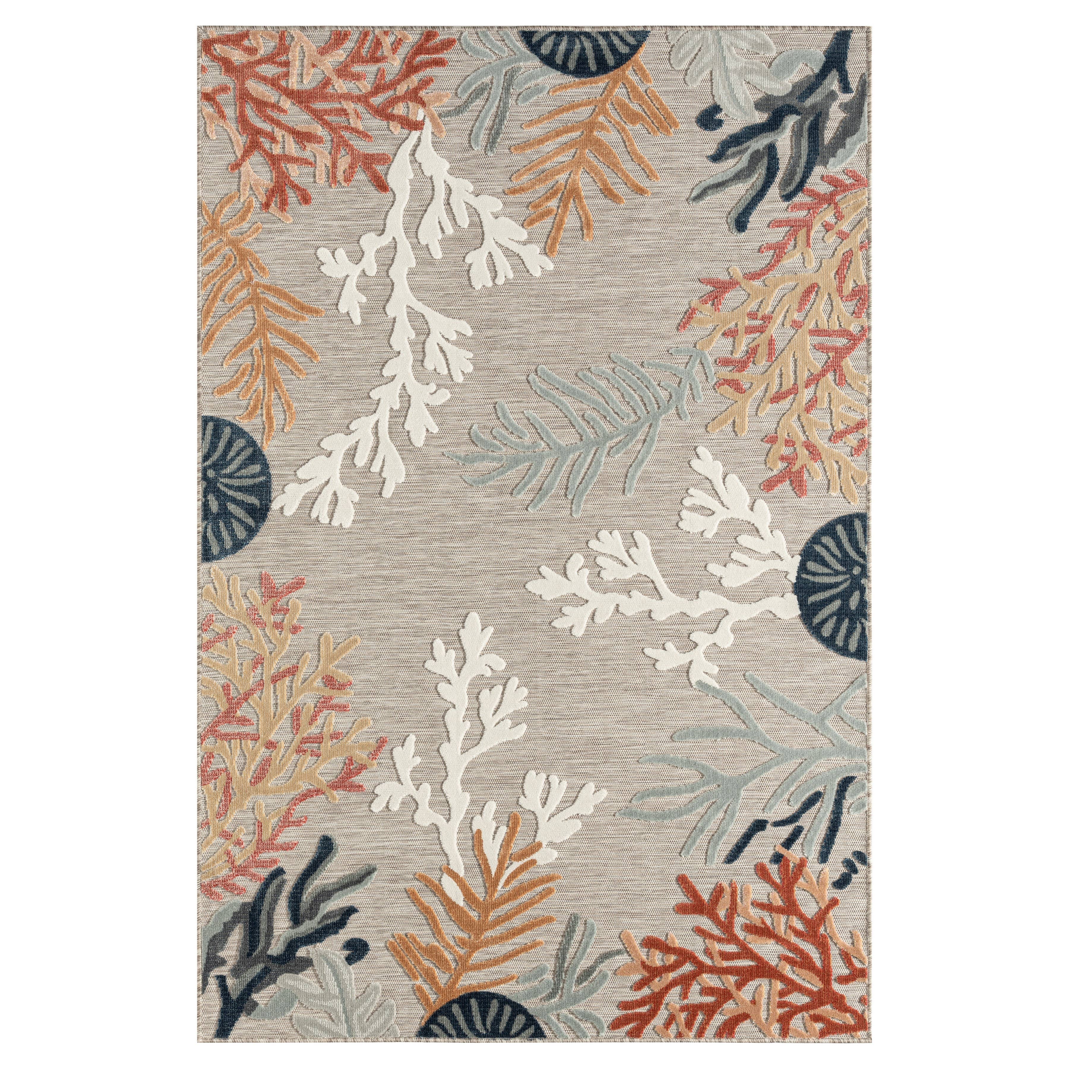 LR Home - Wholesale Area Rug - Coastal Transitional Multi-Color Indoor/Outdoor Rug7