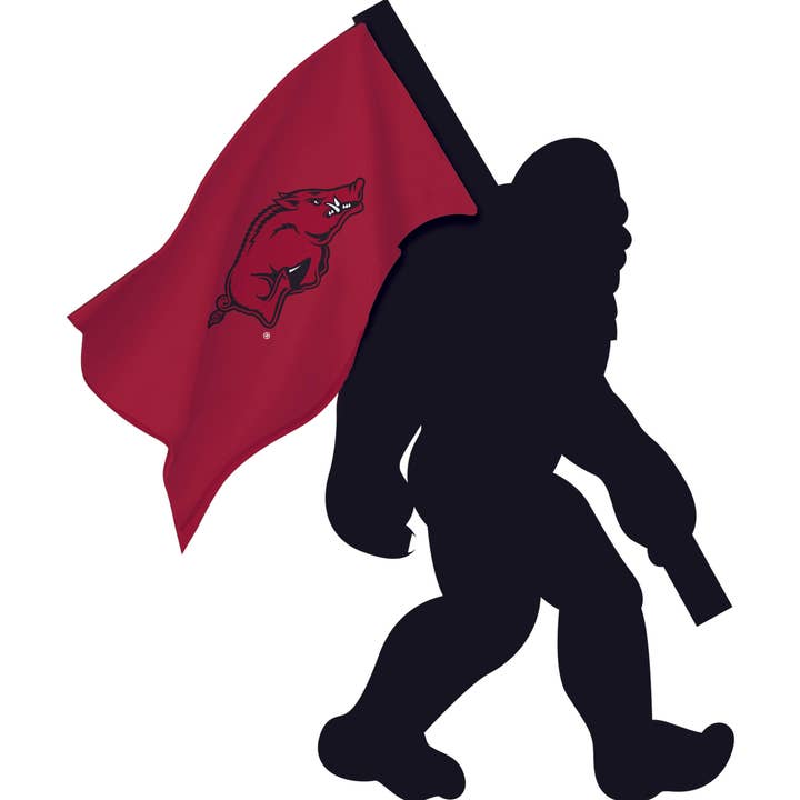 Arkansas 18 inch Bigfoot Cutout for wholesale by Fan Creations