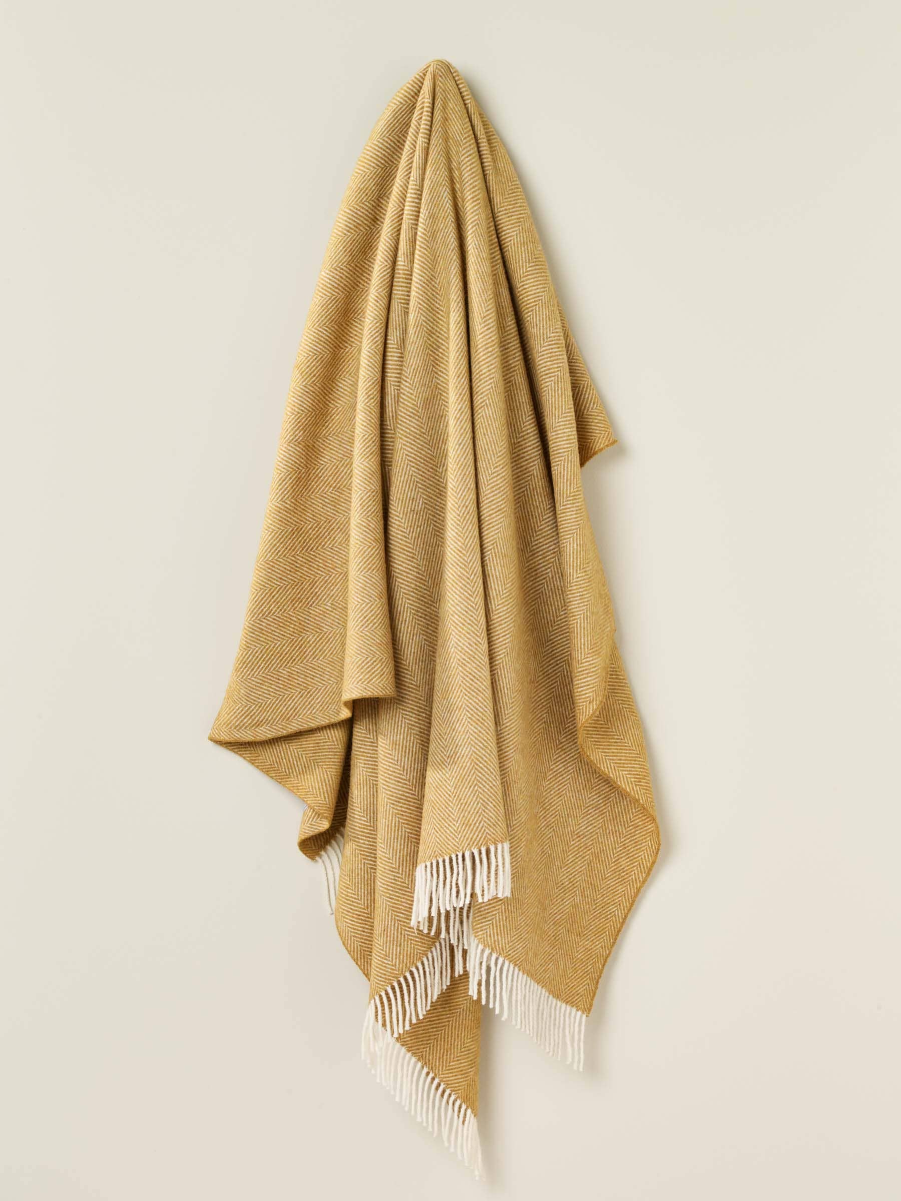 Bronte by Moon – wholesale Prydnadsfilt – Herringbone Merino-pläd0