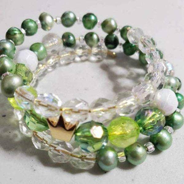 Thorneapple Designs - Wholesale Beaded Bracelet - Kids - Cuff Bracelet: Princess - Child2