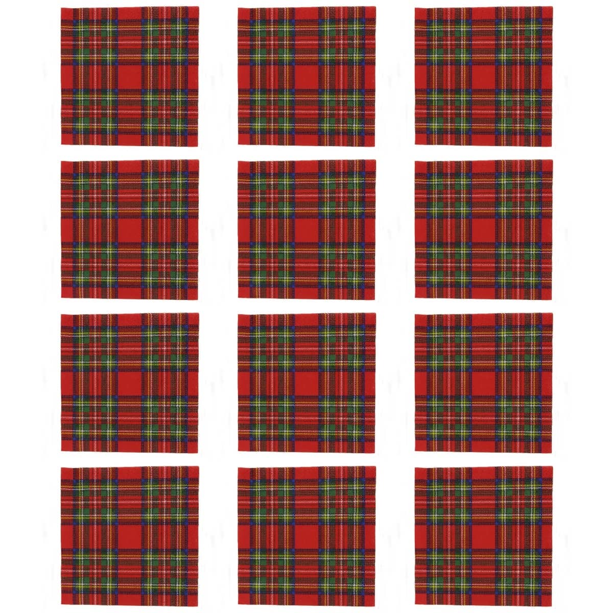Dublin Gift Company - Wholesale Disposable Napkin - Scottish Royal Stewart Tartan Napkins8